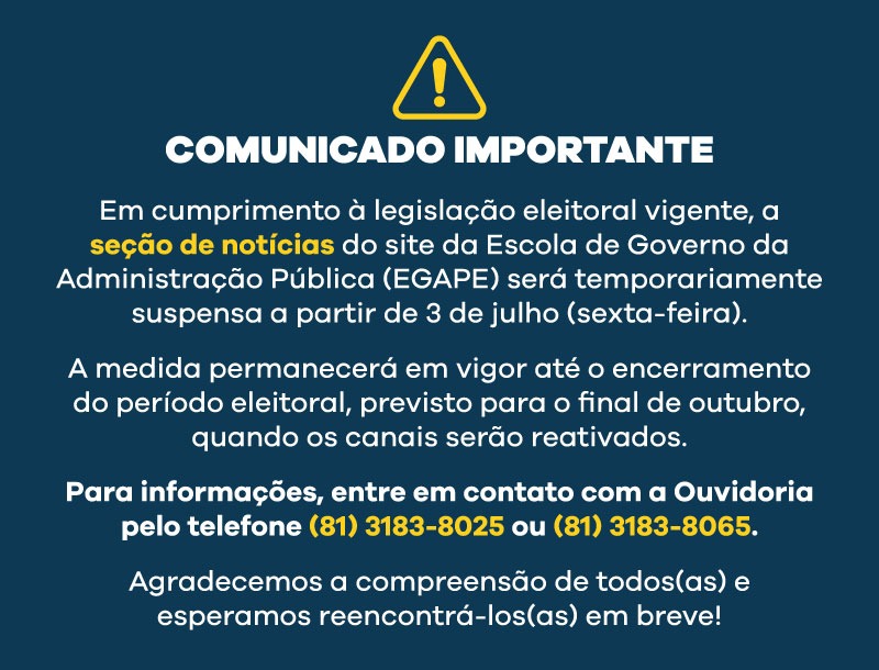 Comunicado Egape